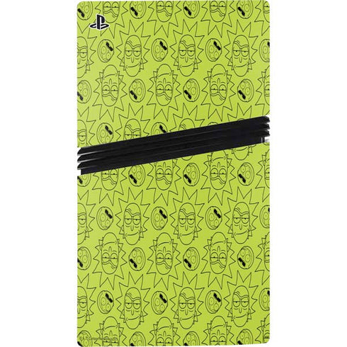 Adult Swim Rick and Morty Rick and Morty All Over Print PS5 Pro Console Skin