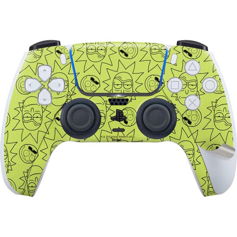 Adult Swim Rick and Morty Rick and Morty All Over Print PS5 Pro Disk Bundle Skin