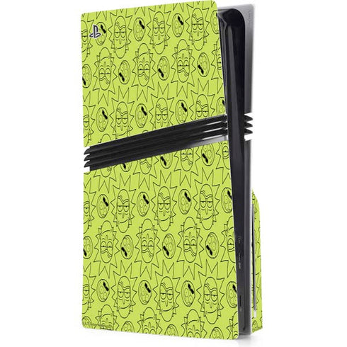 Adult Swim Rick and Morty Rick and Morty All Over Print PS5 Pro Disk Console Skin