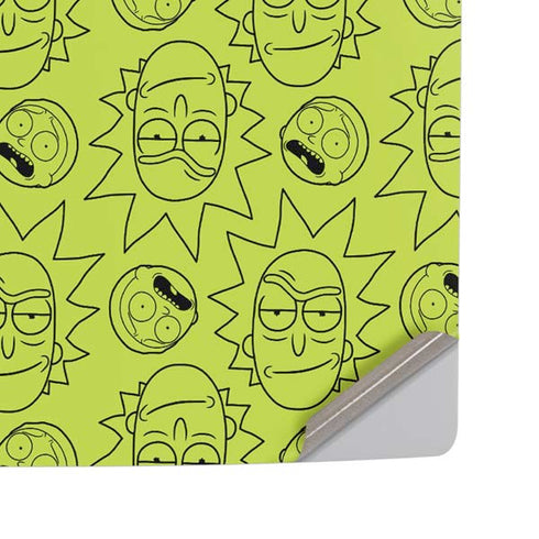 Adult Swim Rick and Morty Rick and Morty All Over Print PS5 Pro Disk Console Skin