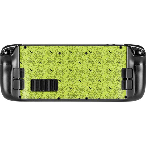 Adult Swim Rick and Morty Rick and Morty All Over Print Steam Deck Handheld Gaming Computer Skin