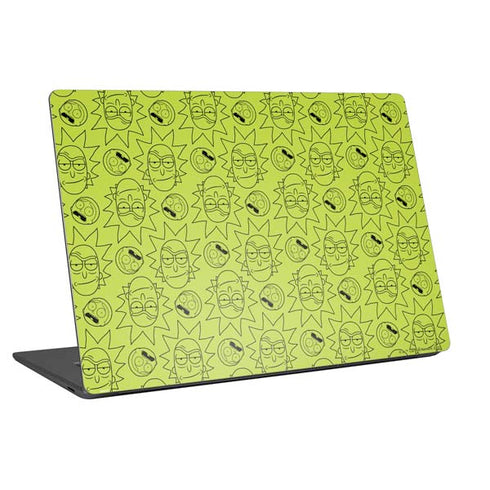 Adult Swim Rick and Morty Rick and Morty All Over Print Laptop Skins