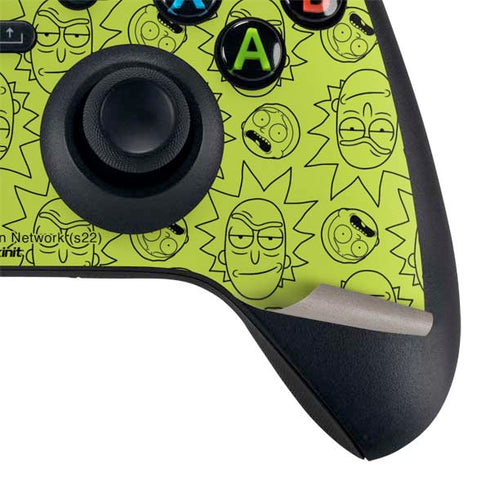 Adult Swim Rick and Morty Rick and Morty All Over Print Xbox Series X Bundle Skin