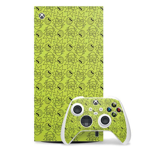 Adult Swim Rick and Morty Rick and Morty All Over Print Xbox Series X Skins