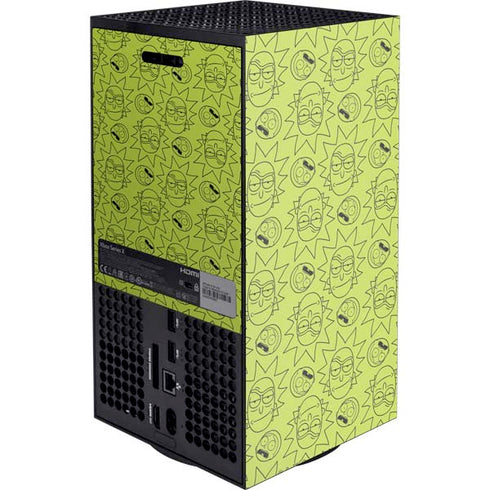 Adult Swim Rick and Morty Rick and Morty All Over Print XBox Series X Digital Edition Console Skin