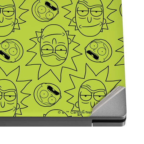 Adult Swim Rick and Morty Rick and Morty All Over Print Dell XPS Skin