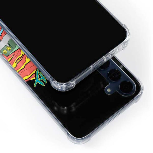 Adult Swim Rick and Morty Family Wagon Galaxy A55 5G Clear Case