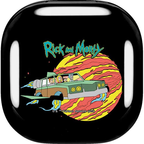 Adult Swim Rick and Morty Family Wagon Galaxy Buds Live Skin