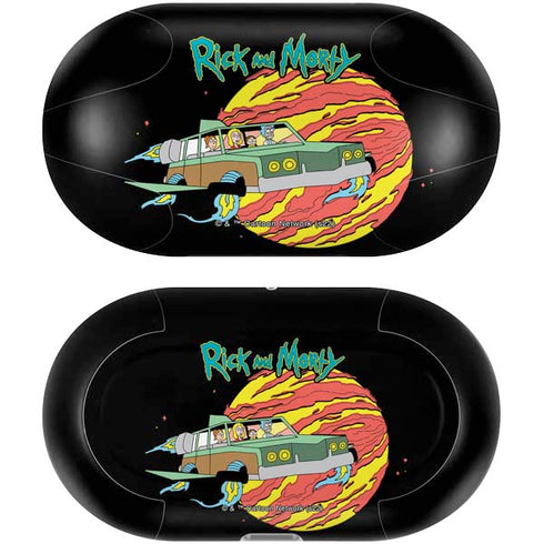 Adult Swim Rick and Morty Family Wagon Galaxy Buds Plus Skin