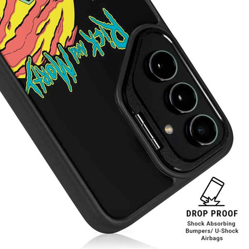 Adult Swim Rick and Morty Family Wagon Galaxy S25 Kickstand Case