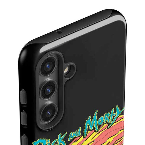 Adult Swim Rick and Morty Family Wagon Galaxy S25 Plus Impact Case