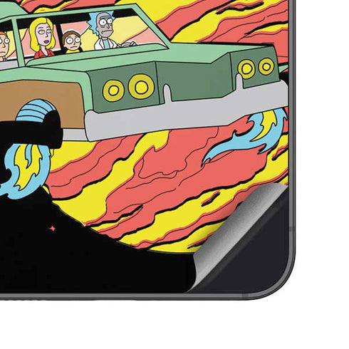 Adult Swim Rick and Morty Family Wagon Galaxy S24 Plus Skin