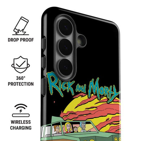Adult Swim Rick and Morty Family Wagon Galaxy S26 Impact Case
