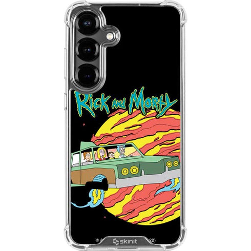 Adult Swim Rick and Morty Family Wagon Galaxy S26 Plus Clear Case