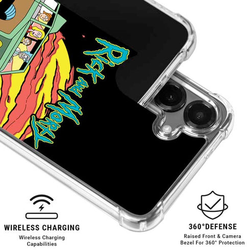 Adult Swim Rick and Morty Family Wagon Galaxy S26 Plus Clear Case