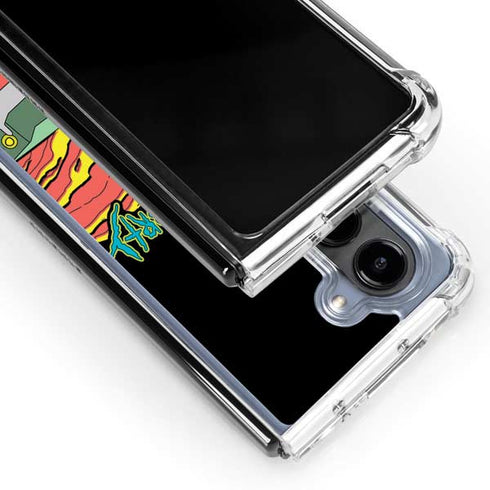 Adult Swim Rick and Morty Family Wagon Galaxy Z Fold5 5G Clear Case