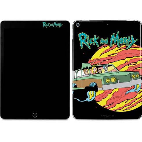 Adult Swim Rick and Morty Family Wagon iPad Skins