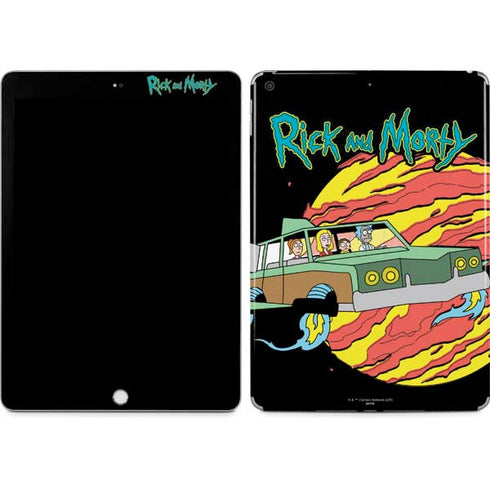 Adult Swim Rick and Morty Family Wagon Apple iPad Skin