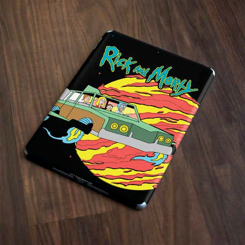 Adult Swim Rick and Morty Family Wagon Apple iPad Skin