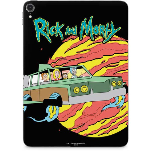 Adult Swim Rick and Morty Family Wagon Apple iPad Pro Skin