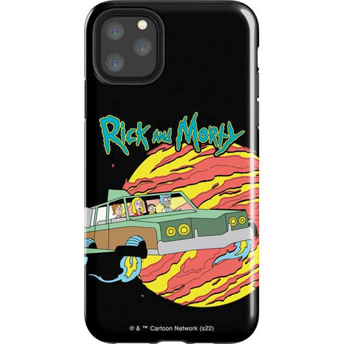 Adult Swim Rick and Morty Family Wagon iPhone Cases