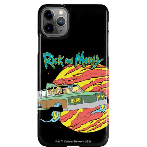 Adult Swim Rick and Morty Family Wagon iPhone Cases