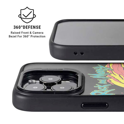 Adult Swim Rick and Morty Family Wagon iPhone 13 Pro Max Kickstand Case