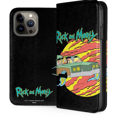 Adult Swim Rick and Morty Family Wagon iPhone Cases