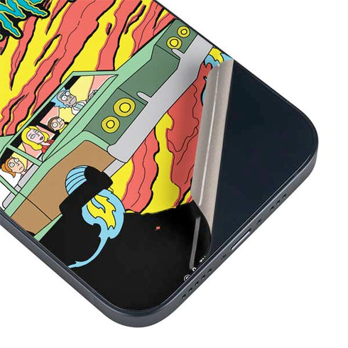 Adult Swim Rick and Morty Family Wagon iPhone 15 Skin