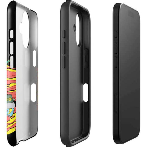 Adult Swim Rick and Morty Family Wagon iPhone 16 Impact Case