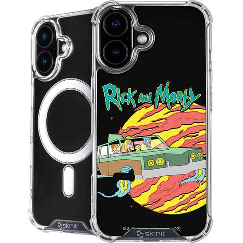 Adult Swim Rick and Morty Family Wagon iPhone 16 MagSafe Case