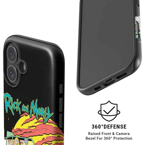 Adult Swim Rick and Morty Family Wagon iPhone 16 Magsafe Impact Case
