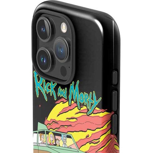 Adult Swim Rick and Morty Family Wagon iPhone 16 Pro Max Impact Case