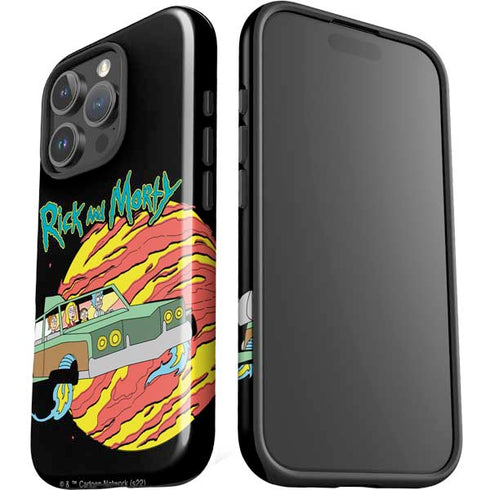 Adult Swim Rick and Morty Family Wagon iPhone 16 Pro Max Impact Case