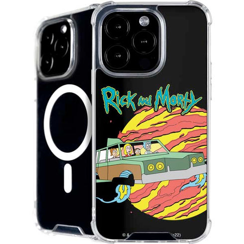 Adult Swim Rick and Morty Family Wagon iPhone 16 Pro Max MagSafe Case