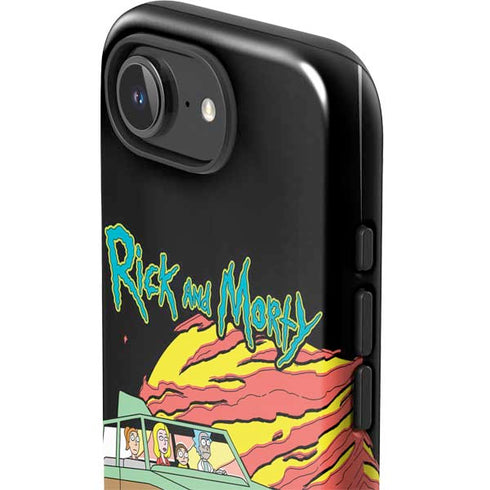 Adult Swim Rick and Morty Family Wagon iPhone 16e Impact Case