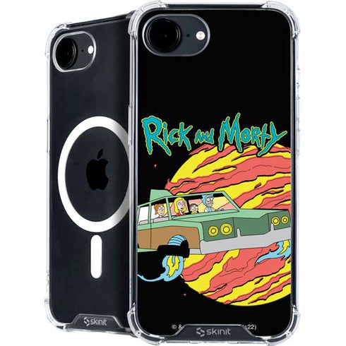 Adult Swim Rick and Morty Family Wagon iPhone 16e MagSafe Case