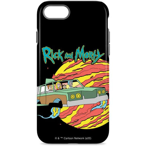 Adult Swim Rick and Morty Family Wagon iPhone Cases