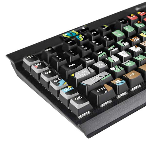 Adult Swim Rick and Morty Family Wagon K95 RGB PLATINUM Mechanical Gaming Keyboard Skin