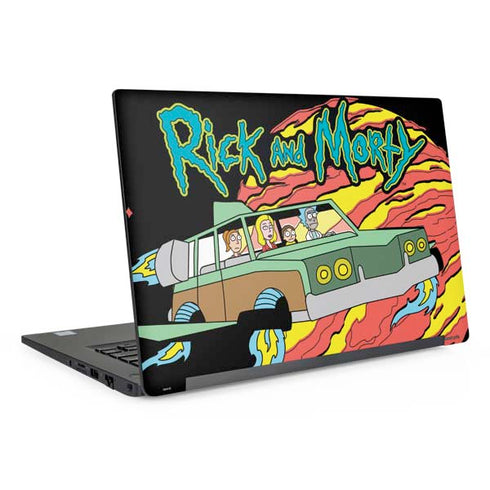 Adult Swim Rick and Morty Family Wagon Dell Latitude Skin