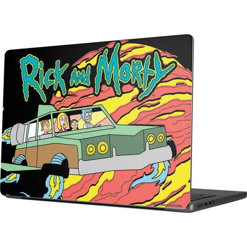 Adult Swim Rick and Morty Family Wagon Apple MacBook Pro 14-inch Skin