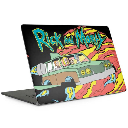 Adult Swim Rick and Morty Family Wagon MacBook Skins