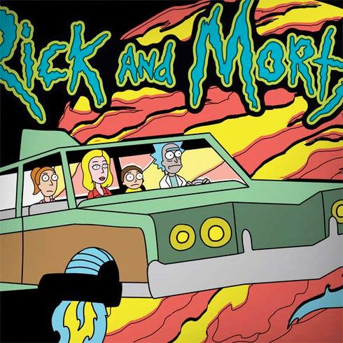 Adult Swim Rick and Morty Family Wagon MacBook Skins