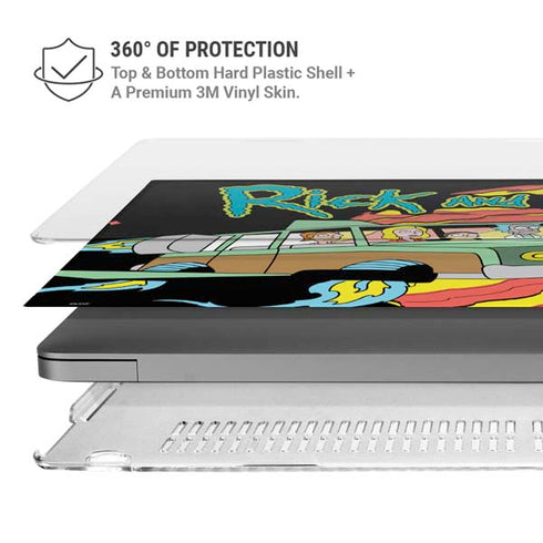 Adult Swim Rick and Morty Family Wagon MacBook Cases