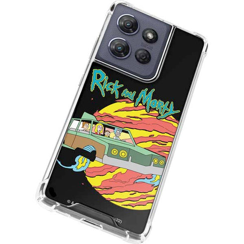 Adult Swim Rick and Morty Family Wagon Moto G 5G (2025) Clear Case