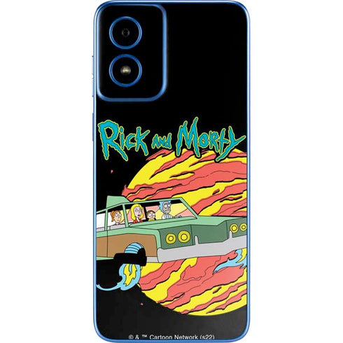 Adult Swim Rick and Morty Family Wagon Moto G Play 4G (2024) Skin