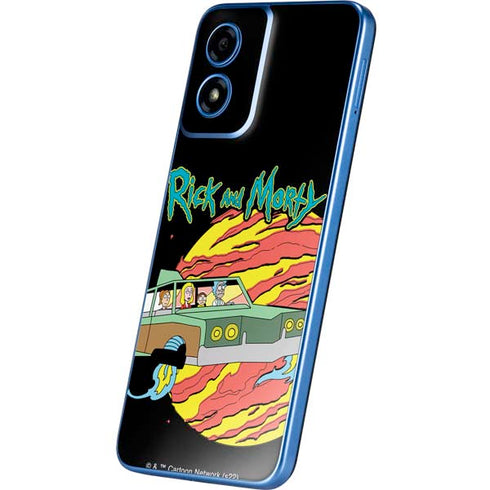 Adult Swim Rick and Morty Family Wagon Moto G Play 4G (2024) Skin