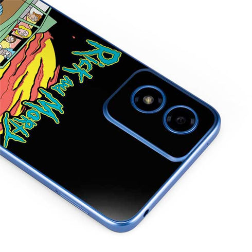 Adult Swim Rick and Morty Family Wagon Moto G Play 4G (2024) Skin