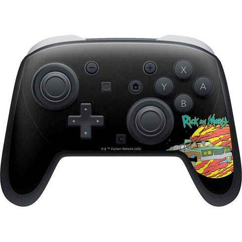 Adult Swim Rick and Morty Family Wagon Nintendo Switch 2 (2025) Pro Controller Skin