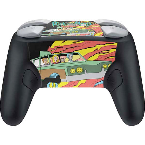 Adult Swim Rick and Morty Family Wagon Nintendo Switch 2 (2025) Pro Controller Skin